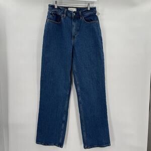 Women's Abercrombie & Fitch 90s Relaxed Jeans High Rise Curve Love Blue 9/8L
